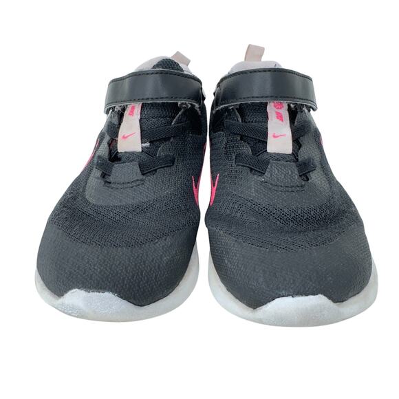 Nike Revolution 6 Running‎ Shoes Unisex Kids Sz 10 Black Mesh Low Top DD1094-007 - Picture 3 of 9